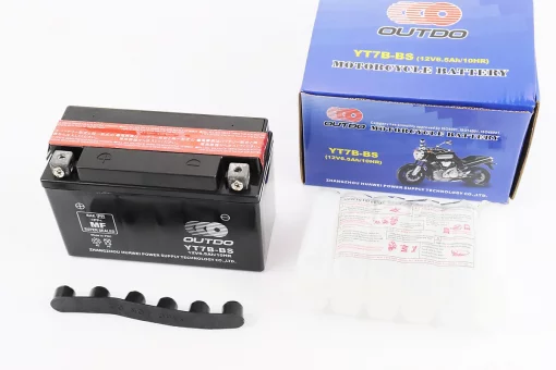 Аккумулятор 12V6,5Ah YT7В-BS кислотный (L150*W65*H95mm), FIX-337256