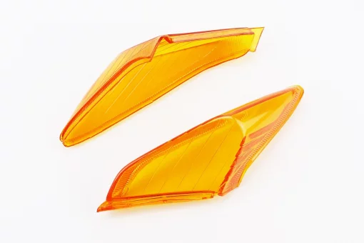 Пластик - "стекло" задних поворотов лев., прав. к-кт 2шт, желтые, FIX-320198