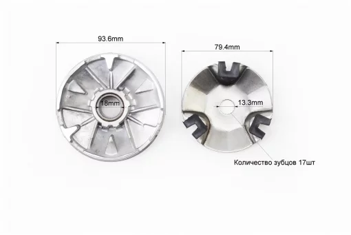 Вариатор передний к-кт Yamaha JOG 50 - 3KJ (под вал 13мм), FIX-998715