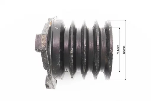 Шків 4-х пазний D-100mm (чотири пази під ремінь SPB) Lотв.-107mm, FIX-603532
