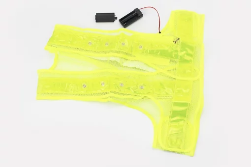 Жилет безопасности светоотражающий сетка LED, XL (58*56см), FIX-337326