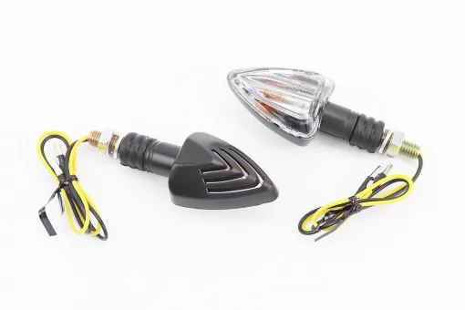 Поворот "стріла" чорний (прозоре скло), пара 5516, FIX-998835