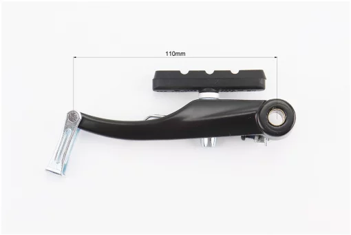 Гальмо V-brake 110мм (2 колеса), алюмінієве, чорне LV12DG, FIX-403011