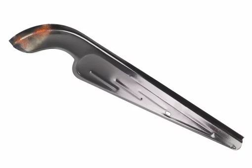 УЦЕНКА велоаксессуары Защита цепи на 26-28" стальная, чёрная (налёт ржавчины, потёртости, частично облущенная краска см. фото),