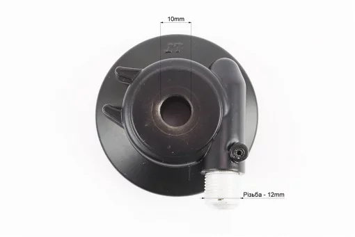 Привод спидометра (под ось 10мм) (под трос "квадрат") черный, FIX-999054