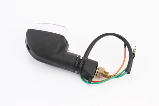 Поворот "КАПЛЯ" малый, короткая ножка, прозрачное стекло, FIX-337376