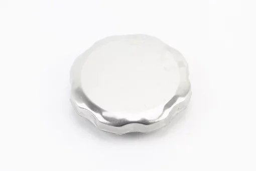 Крышка бака топливного D-70mm, 168F/170F/173F/177F/182F/188F/190F, металл, "ХРОМ", Тип 1, FIX-601054