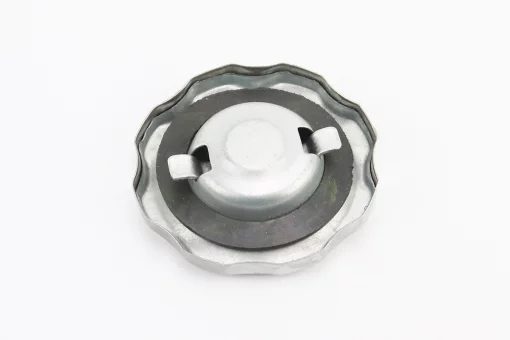 Крышка бака топливного D-70mm, 168F/170F/173F/177F/182F/188F/190F, металл, "ХРОМ", Тип 1, FIX-601054