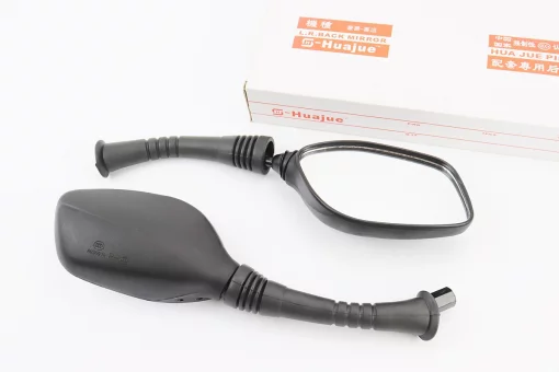 Дзеркала к-кт DIO- чорні "Lux краплі", м10 "довга ніжка в чохлі гумовому" (ССС - знак якості), FIX-301302