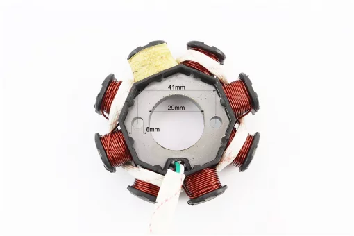 Статор магнето (генератора) (8 катушек разъем "мама 3+2") высота 29мм, FIX-310850