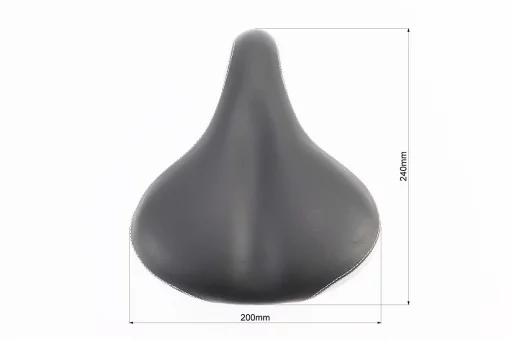 Сидіння ХВЗ 240x200, чорно-сіре GS-608, FIX-403090