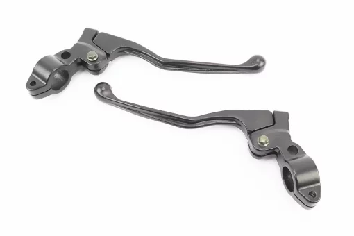 Важіль гальма, зчеплення з кріпленням к-кт 2шт (чорні) Тип 2, FIX-341359