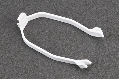 Кріплення заднього щитка 8,5", пластмасове, біле (електросамокат), FIX-410059