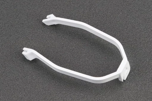 Кріплення заднього щитка 8,5", пластмасове, біле (електросамокат), FIX-410059