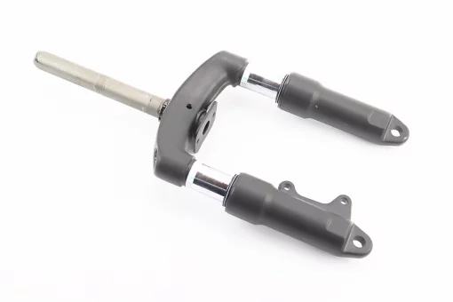 Вилка 10" амортизационная, под Disk-brake, чёрная Т4 (электросамокат), FIX-410103