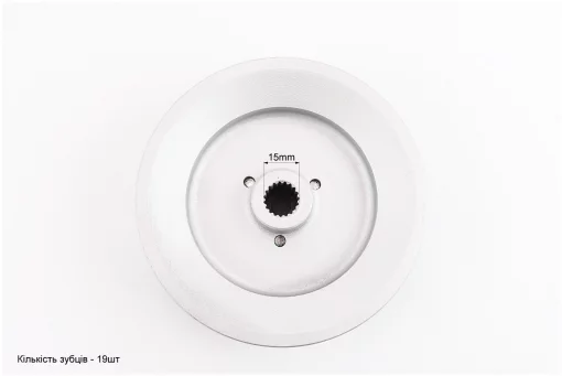 Шкив D-125mm под шлиц Z-19 (два паза под ремень SPB), FIX-601104