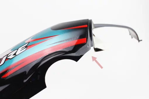 УЦЕНКА ACTIVE пластик - боковой задний правый, СИНИЙ, тип 1 (отломано крепление, см. фото), FIX-320400