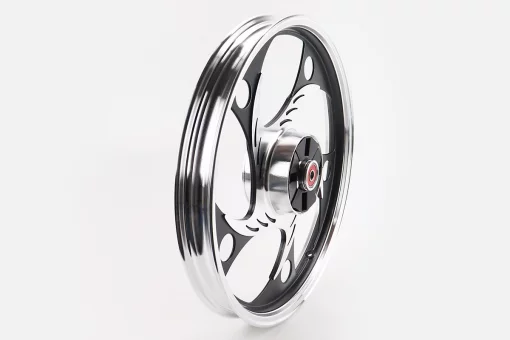 Диск задній литий 1,6-17" ALPHA/ACTIVE "хвиля", чорний (вісь 12мм), FIX-320431