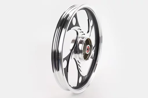 Диск задній литий 1,6-17" ALPHA/ACTIVE "хвиля", чорний (вісь 12мм), FIX-320431