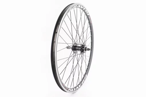 Колесо 26" заднее Disk-brake, обод алюминиевый, втулка 14Gx36H, под вольнобег, крепл. гайка, "GRAVITY" (возм. царапины),