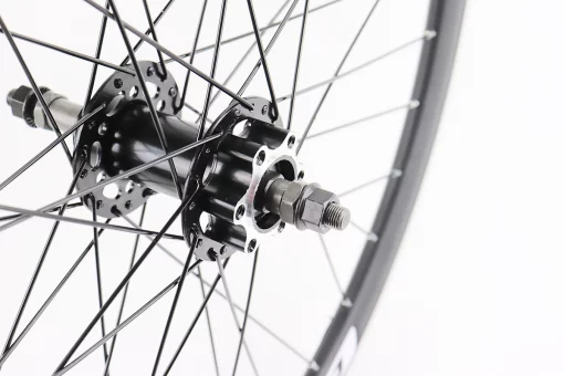 Колесо 26" заднее Disk-brake, обод алюминиевый, втулка 14Gx36H, под вольнобег, крепл. гайка, "GRAVITY" (возм. царапины),