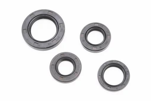 Сальники к-кт 4шт (16,4x30x5; 17x30x6; 19,8x30x5; 27x42x7) двигателя, FIX-349142