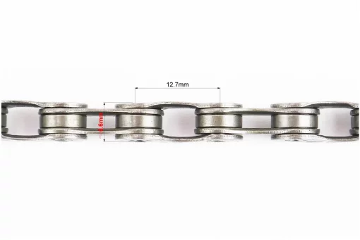 Ланцюг приводний 1/2х11/128х116L 9 швидкостей, сірий Z99, FIX-403205