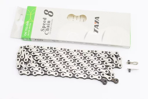 Ланцюг приводний 1/2х3/32х116L 8 швидкостей, сріблясто-чорний OCTO, FIX-411053