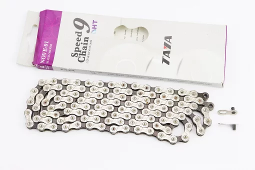 Ланцюг приводний 1/2х5/64х116L 9 швидкостей, сріблясто-чорний NOVE-91, FIX-411055