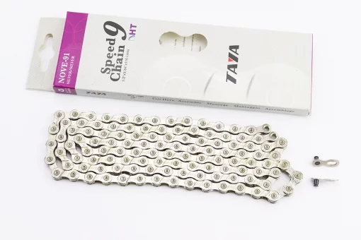 Ланцюг приводний 1/2х5/64х116L 9 швидкостей, сріблястий NOVE-91, FIX-411056