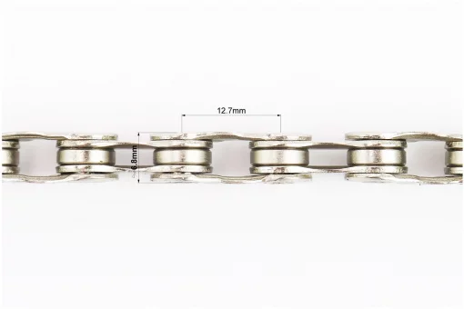 Ланцюг приводний 1/2х5/64х116L 9 швидкостей, сріблястий NOVE-91, FIX-411056