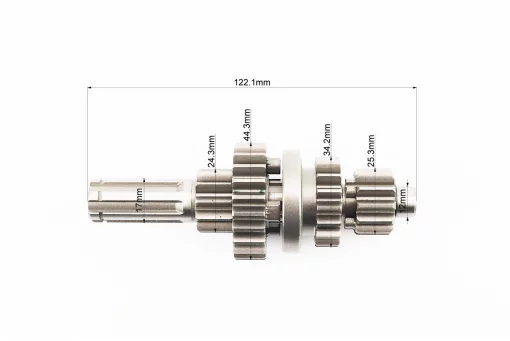 Коробка передач "3+1" (два вала с шестернями) d-12мм под сепаратор (для квадроцикла 110cc с задней передачей, без "язычка"),