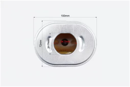 Фильтр воздушный - элемент (бумажный 100х72х68mm) 168F/170F, FIX-601160