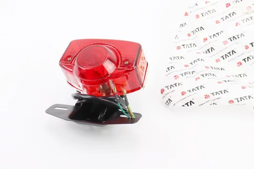 Ліхтар задній ALPHA, чорна ніжка під два болти, FIX-357279