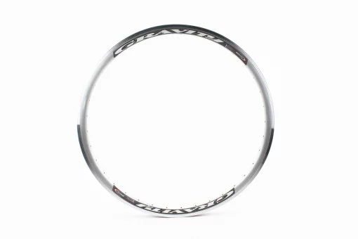 Обод 27,5" (584x19) V-brake "капля", 14Gх36H алюминиевый, серый "GRAVITY" A-024, FIX-403268