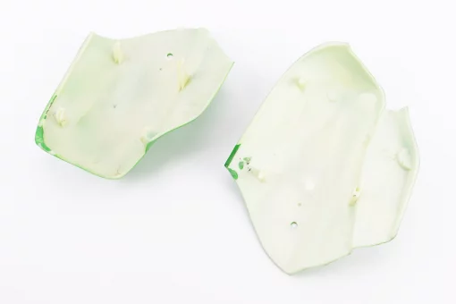 Пластик - вставки переднего крыла лев., прав к-кт 2шт, ЗЕЛЕНЫЙ тип 2, FIX-320544