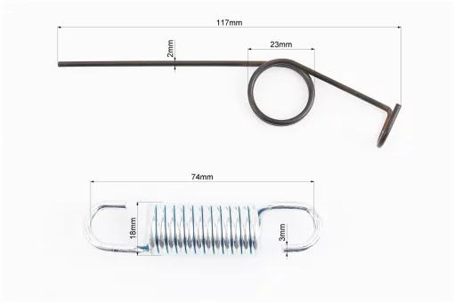 Пружины натяжного ролика к-кт 2шт, FIX-601198