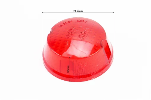 Скло поворотів, червоне "низьке", FIX-341496