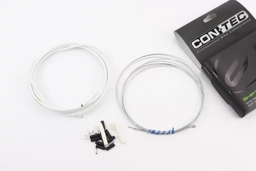 Трос - комплект перемикання універсальний "ПОВНИЙ" (сорочка 4мм х 2,7м, троса Galvanize 2000/2300мм, ковпачки, кінцевики,