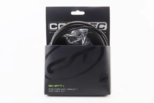 Трос - комплект перемикання універсальний "ПОВНИЙ" (сорочка 4мм х 2,7м, троса Slick Stainless 2000/2300мм, ковпачки, кінцівки,