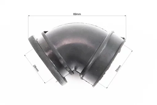 Патрубок фильтра воздушного Suzuki AD50, силикон, FIX-308216