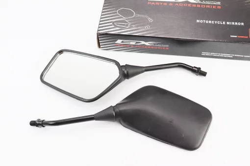 Зеркала к-кт КВАДРАТ- черные , м10, FIX-337599