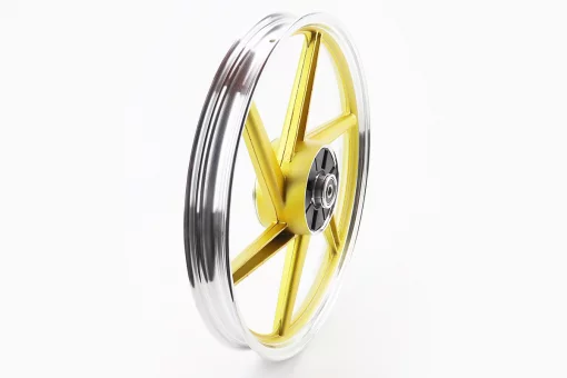 Диск задний литой 1,6-17" ALPHA/ACTIVE "лучи", жёлтый, FIX-320549
