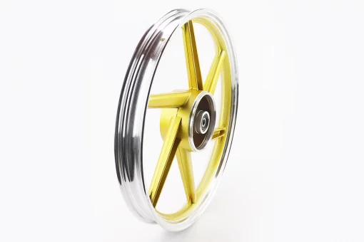 Диск задний литой 1,6-17" ALPHA/ACTIVE "лучи", жёлтый, FIX-320549