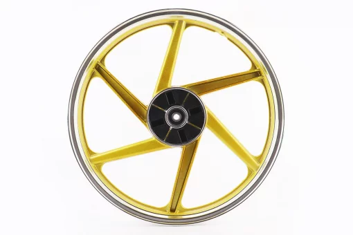 Диск задний литой 1,6-17" ALPHA/ACTIVE "лучи", жёлтый, FIX-320549