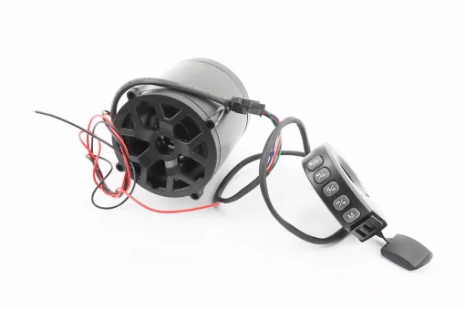 АУДИО колонка двухсторонняя (Bluetooth, МРЗ-USB/SD, FM-радио, сигнал) + блок кнопок с креплением на руль, FIX-337617