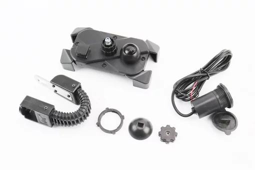 Держатель телефона на гибкой ножке + USB зарядка (миним. размер телефона 60*124мм, макс. размер 80*160мм), FIX-337619