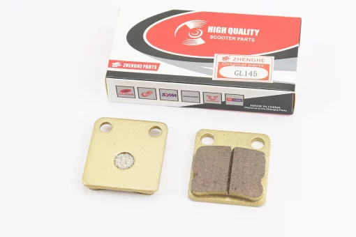 Гальмівні колодки (дискові) "квадрат" Viper - RACE/STORM/GY6 к-кт 2шт, жовті, FIX-999180