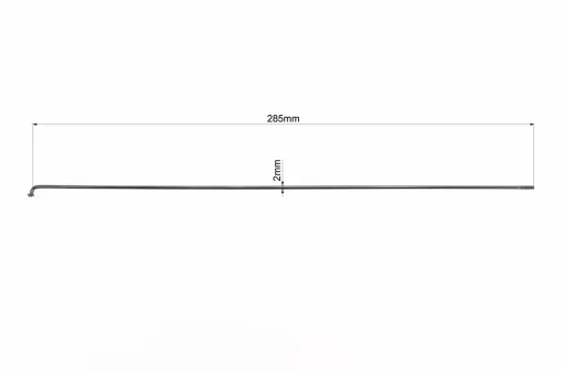 Спиця 14Gx285мм (100шт к-кт), чорна, FIX-403319