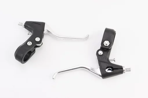 Гальмівні ручки, пластмасово-алюмінієві, чорно-сірі JY-B20, FIX-403339